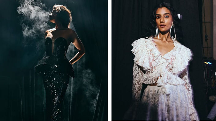 Lakmé Fashion Week 2025, Lakme runway trends 2025, floral runway 2025, statement bags runway, corset trend 2025, fluid fabrics fashion, bejewelled couture Lakme
