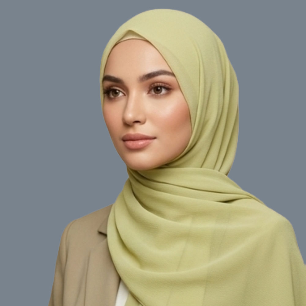 Gold Fusion Chiffon Georgette Hijab
