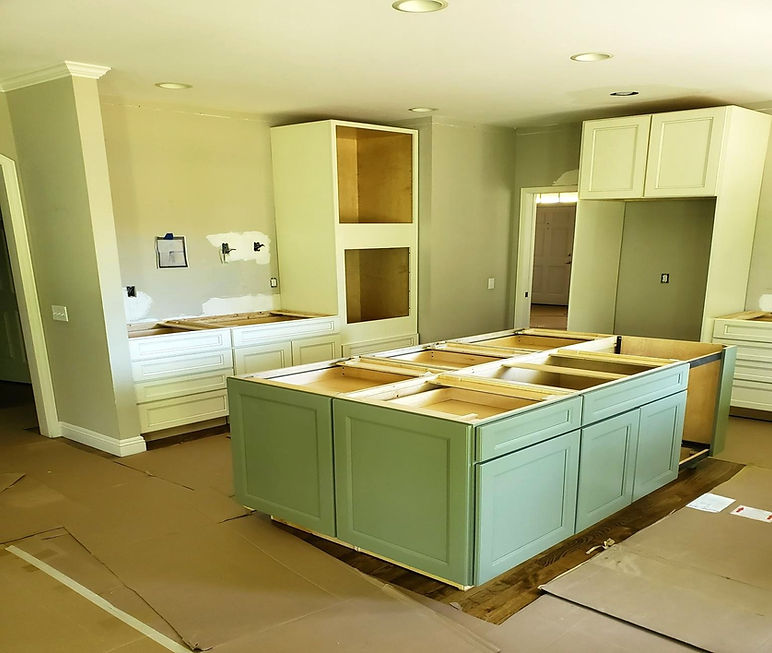 kitchen cabinet install by SMY Home Improvement