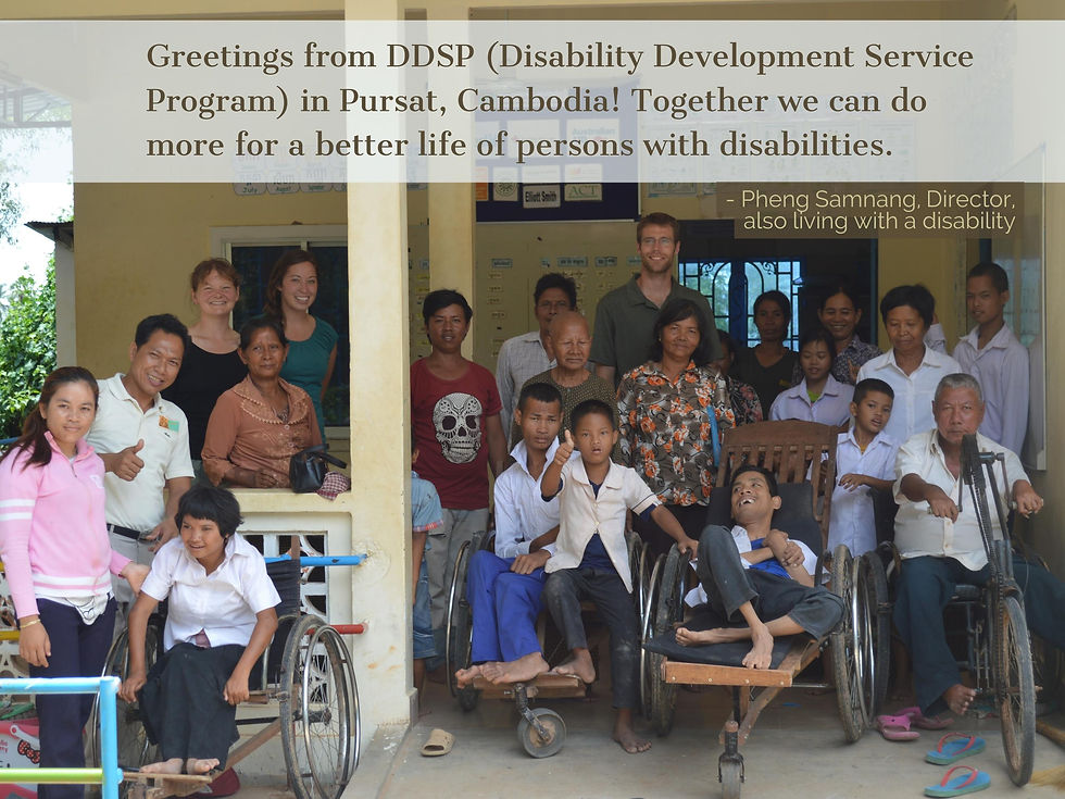 Our participation in IDPD