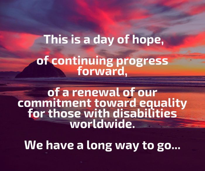 Why we Celebrate IDPD