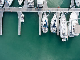 Aerial Photo of a Marina