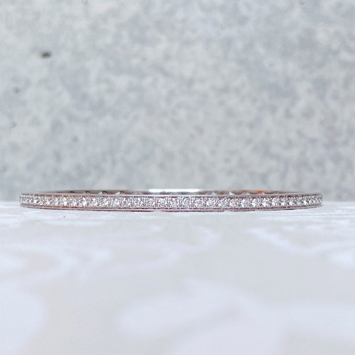 18K WG ロシアンダイヤトップ 0.65ctUP