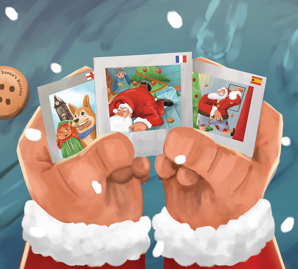 Thumbnail: The ELF.B.I and Santa’s Stowaway (1x Free Button Per Book)