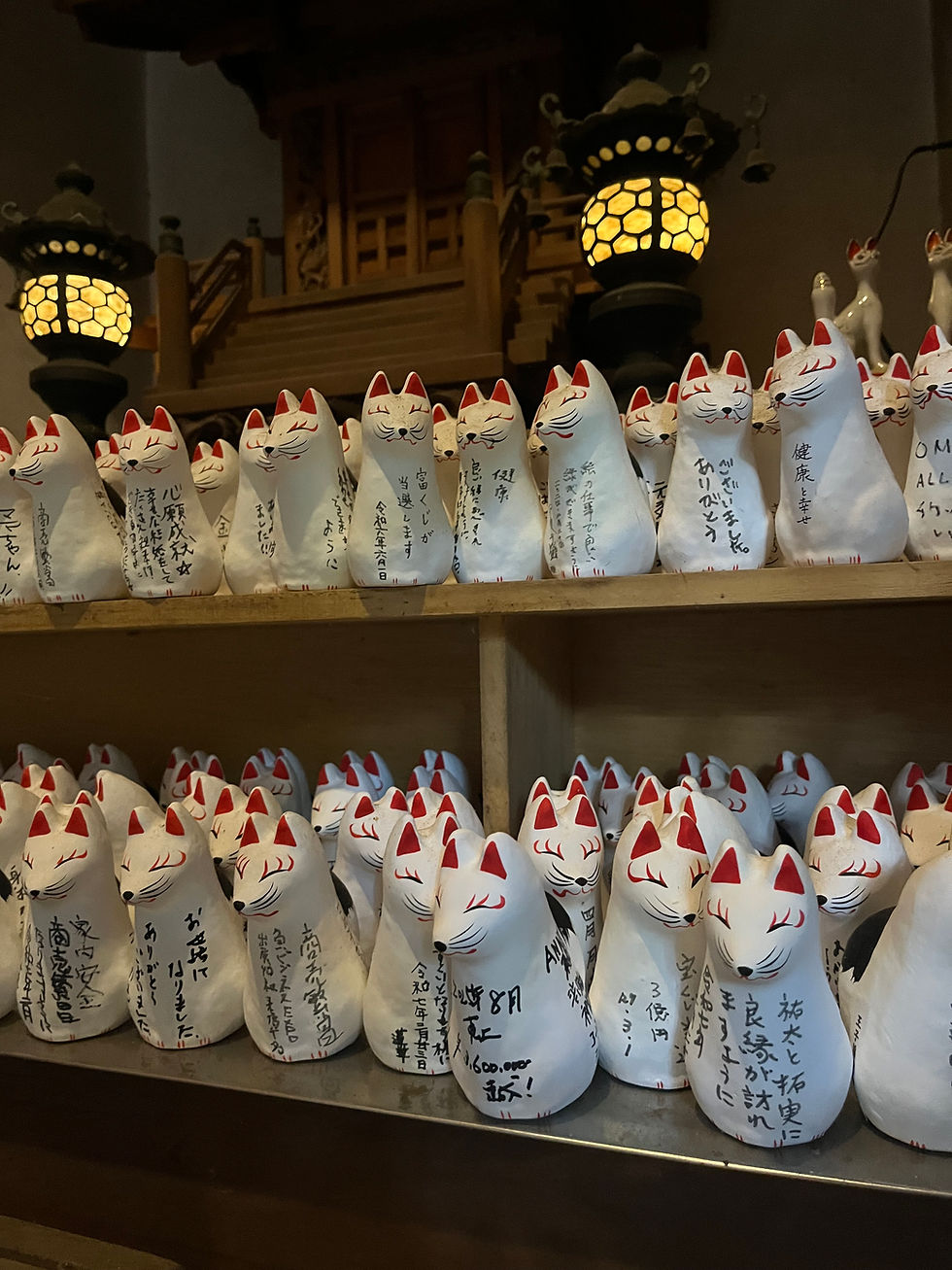 The Kitsune of the Oji Inari shrine