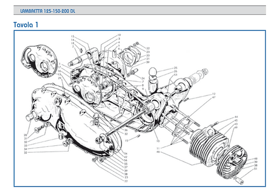 Lambretta Gp Engine Casings And Barrel Scooter Surgery
