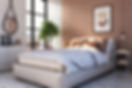 modern interior of bedroom
