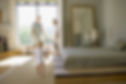 bedroom with family