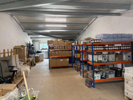 the interior of a spacious warehouse