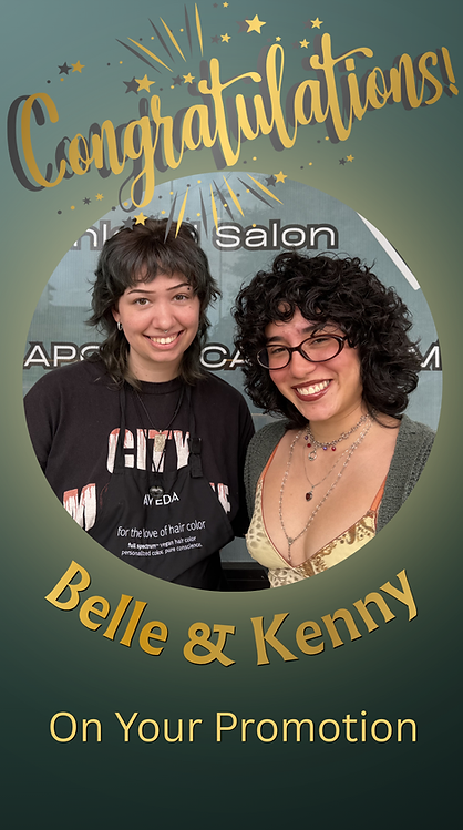Please join us in congratulating Belle and Kenny on their well-deserved promotions! 🎉 The