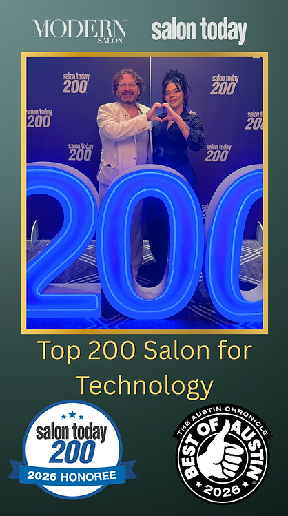 We are incredibly honored to be named a Top 200 Salon in North America AND a Best of Austi