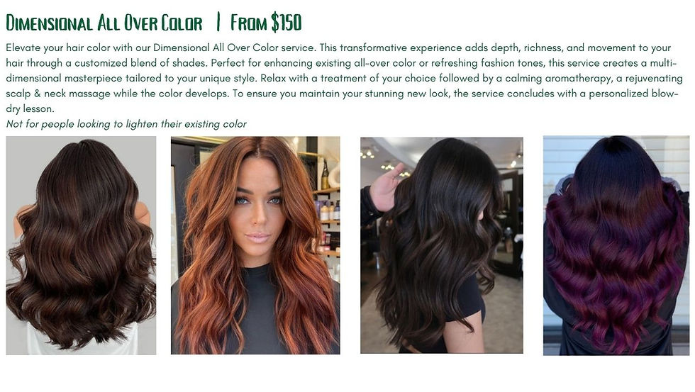 vegan ammonia-free hair color in austin
