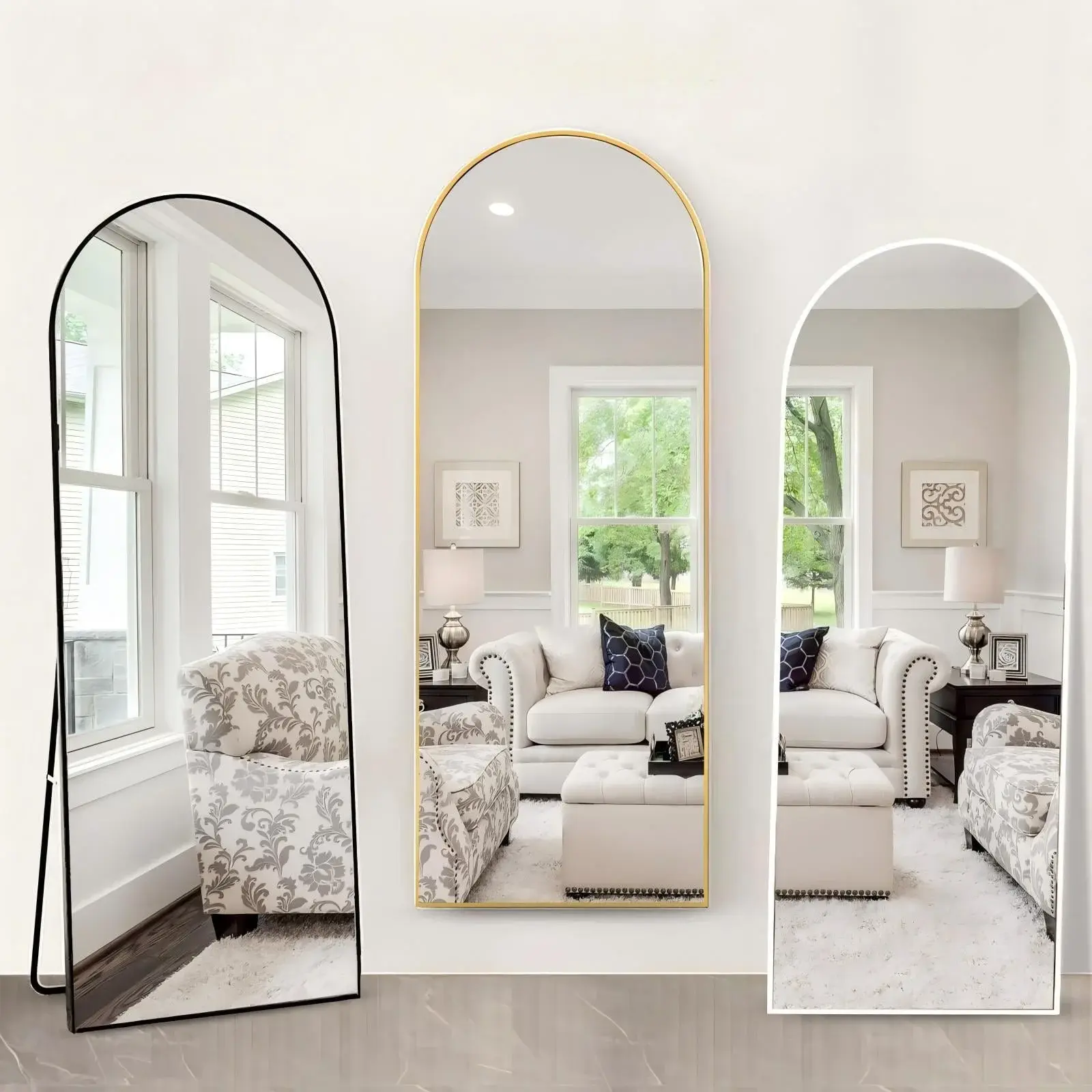Ovel Stand Mirror