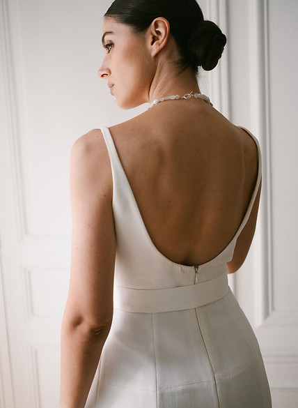 Robe de mariée sur mesure - Dos nu - ALICE DUPRAZ-TOULOUSE Paris