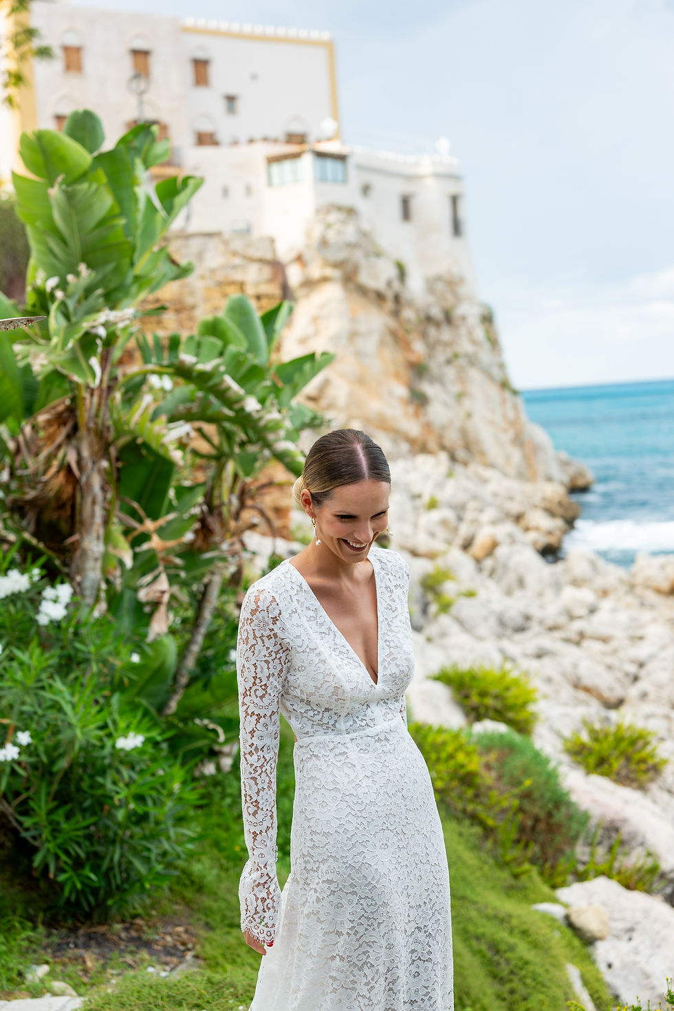Robe de mariée en dentelle Sicile