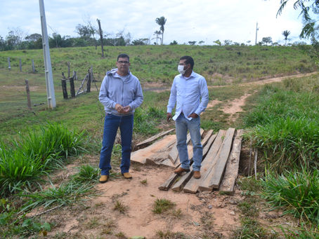 Prefeito Manoel Maia realiza vistoria no ramal Jarina II