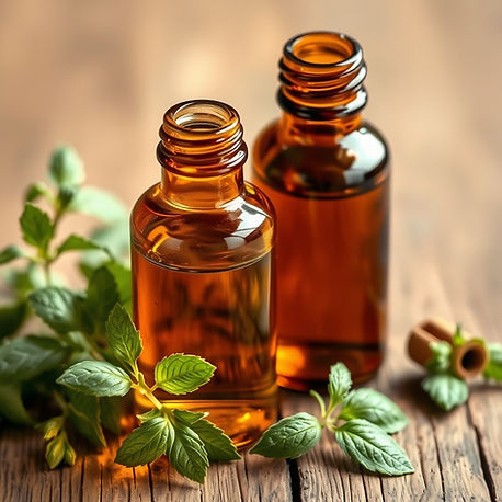 AMBER BOTTLE FILLED WITH OIL.jpg