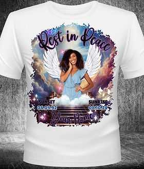 king dtg In Loving Memory Shirts, Custom Funeral T-Shirts, RIP Shirt Designs, Memorial T-Shirts