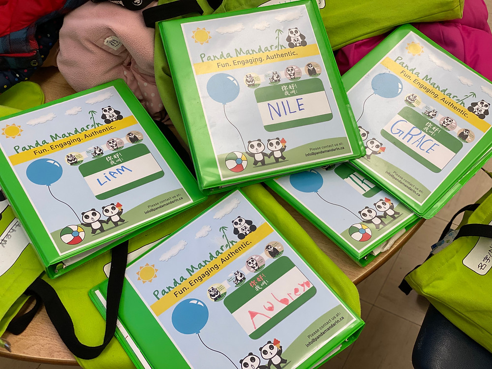 Students' class binders
