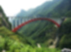 Ponte do rio Zhijinghe, China. Fonte: Gigantes do Mundo.