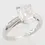 Thumbnail: RARE Platinum 2.02ctw Oval Brilliant Diamond Flawless Solitaire Engagement Ring