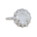4.01ctw Old European Cut Diamond Halo Engagement Ring