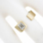 Unisex 14K Yellow Gold 0.91ctw Emerald Cut Diamond Ring