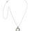 Thumbnail: Antique Edwardian Platinum and 14k Gold Opal and Diamond Pendant Necklace