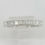 Thumbnail: 14k White Gold 1.86ctw Emerald Cut Diamond Eternity Wedding Band Ring