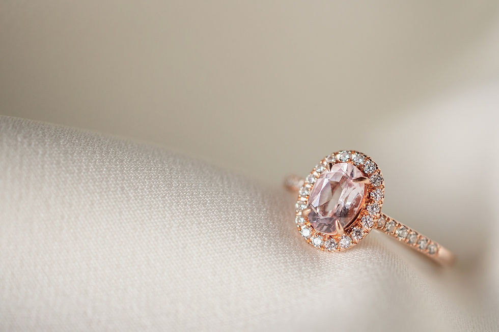 Kin Morganite Halo