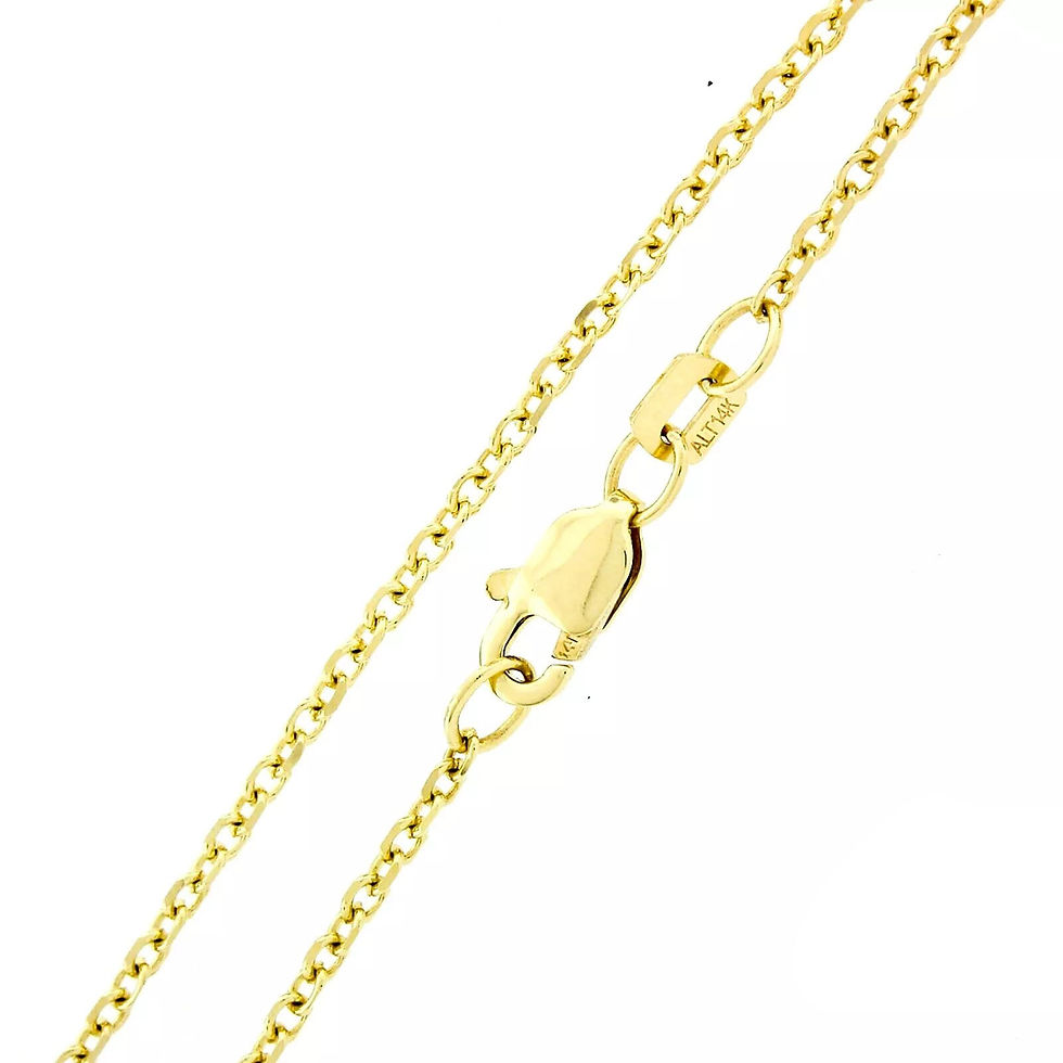Thumbnail: 14k Gold 27.5ctw Cushion Cut Orange Citrine Solitaire Pendant Necklace