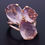 Thumbnail: 18K Rose Gold Checkerboard Faceted Oval & Pear Pink Quartz Cocktail Ring