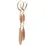 Thumbnail: 14k Yellow Gold Faceted Rose Quartz Dangle Drop Earrings w/ Lever Backs