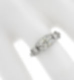 Antique Art Deco Platinum 0.92ctw Old Euro Buckle Style Engagement Ring