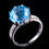 Thumbnail: 14k Gold Fireworks Topaz and Diamond Ring