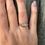 Thumbnail: 18k Yellow Gold 0.71ctw Marquise Diamond Bezel Low Profile Matte Ring