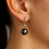 Thumbnail: Tahitian Black Pearl and Diamond Drop Earrings