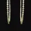 Thumbnail: 14k Yellow Gold 2.47ctw Round Cut Diamond In Out Large Hoop Earrings
