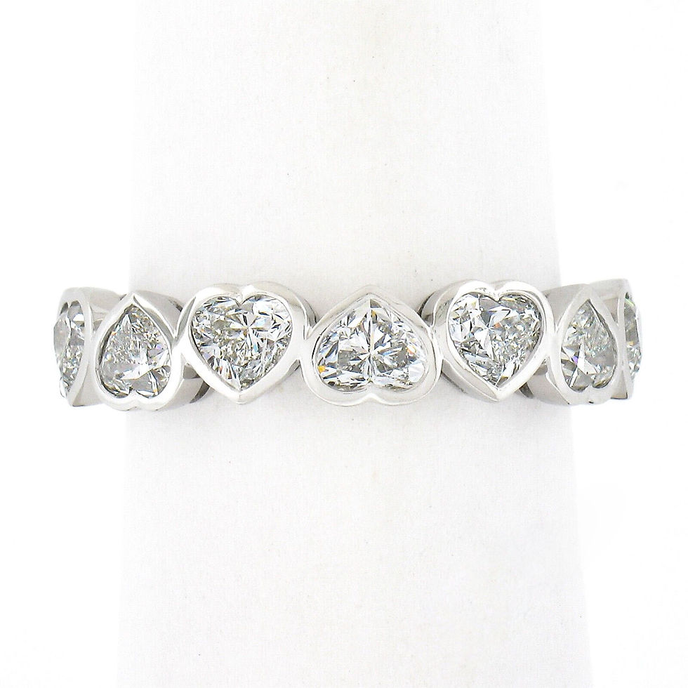 Thumbnail: Heart Diamond Band Anniversary Ring 