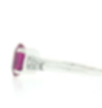 Thumbnail: Vintage 14K White Gold 1.96ctw GIA NO HEAT Pink Sapphire Diamond Engagement Ring