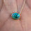 Thumbnail: Antique 14k Yellow Gold 1.35ctw Oval Bezel Set Black Opal Pendant Necklace