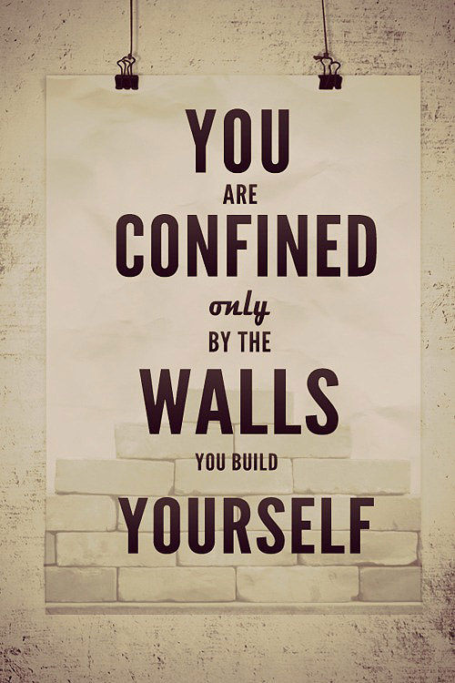Confined by Your Walls