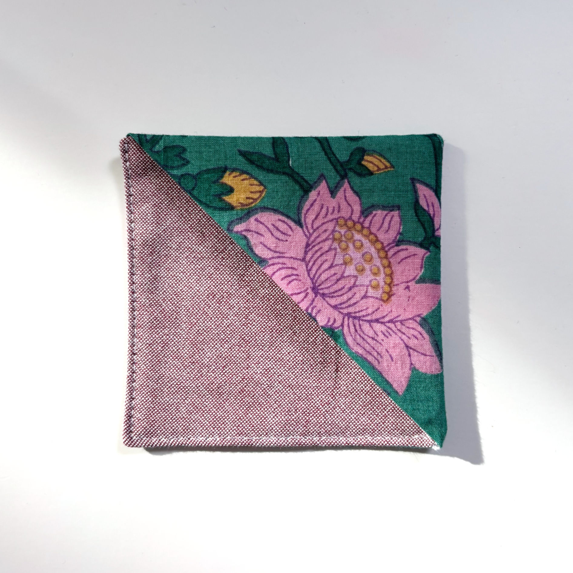 Bookmark | Purple & Green Floral Ctn Shirt