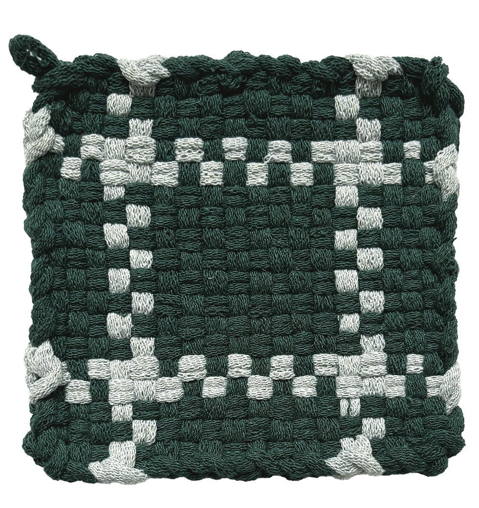 RADIANCE | PINE & SILVER POTHOLDER