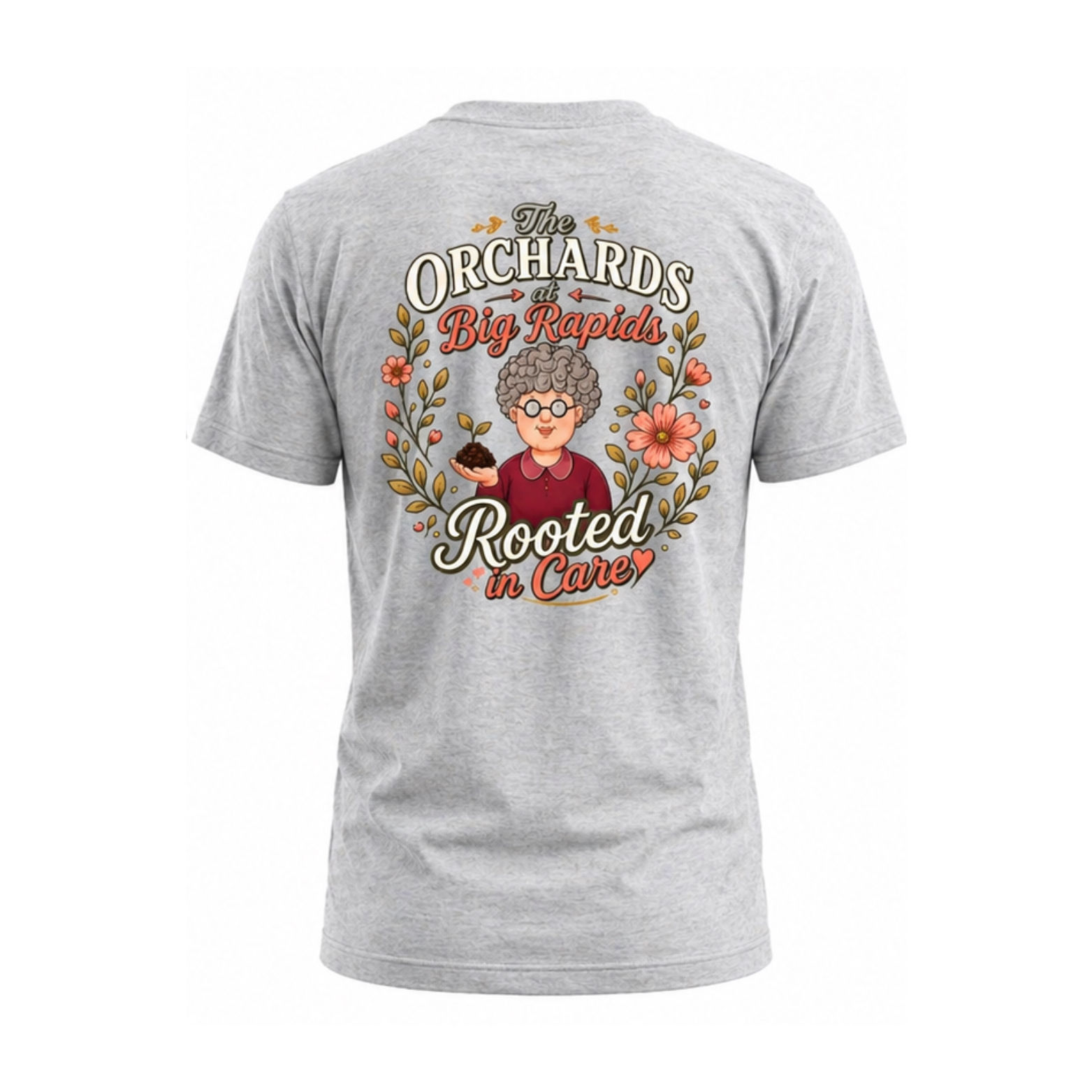 Rooted in Care Tee - Gray