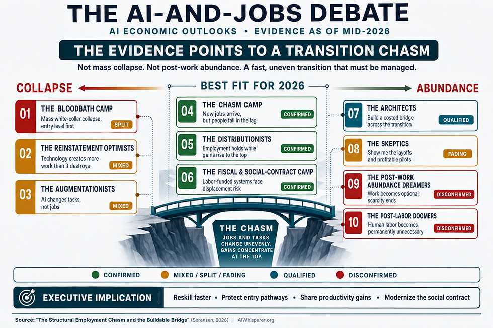 The AI Jobs Debate Is a Fight About the Wrong Thing