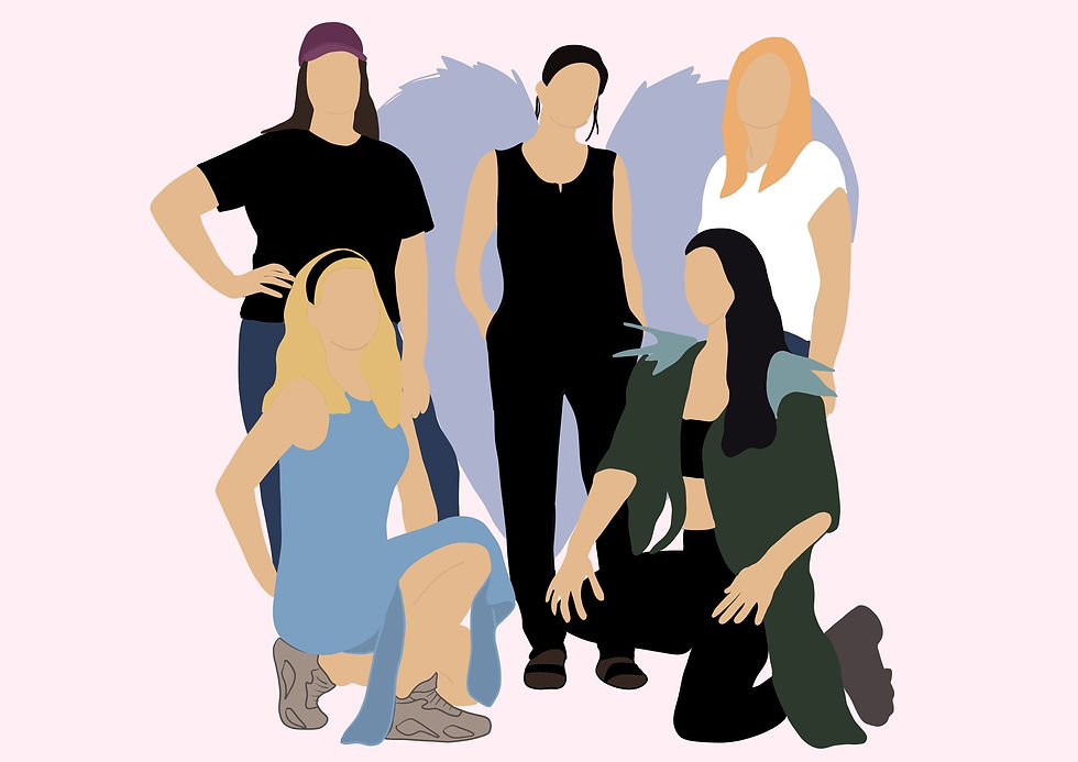 Bei der Selfiestation schoss ich mit meinem Team ein Foto als Erinnerung an dieses tolle Projekt: Zoé Beney, Margaux Scherrer, Milena Albonico, Noemi Talmann