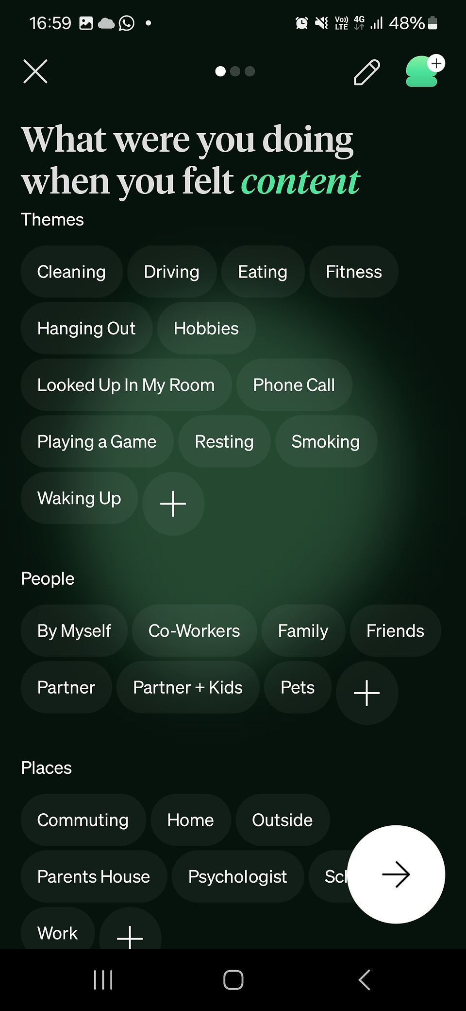 How we feel  -  activity