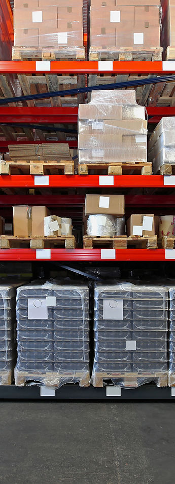 warehouse inventory racks