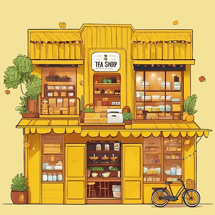 Be your own boss for tea shop in yellow